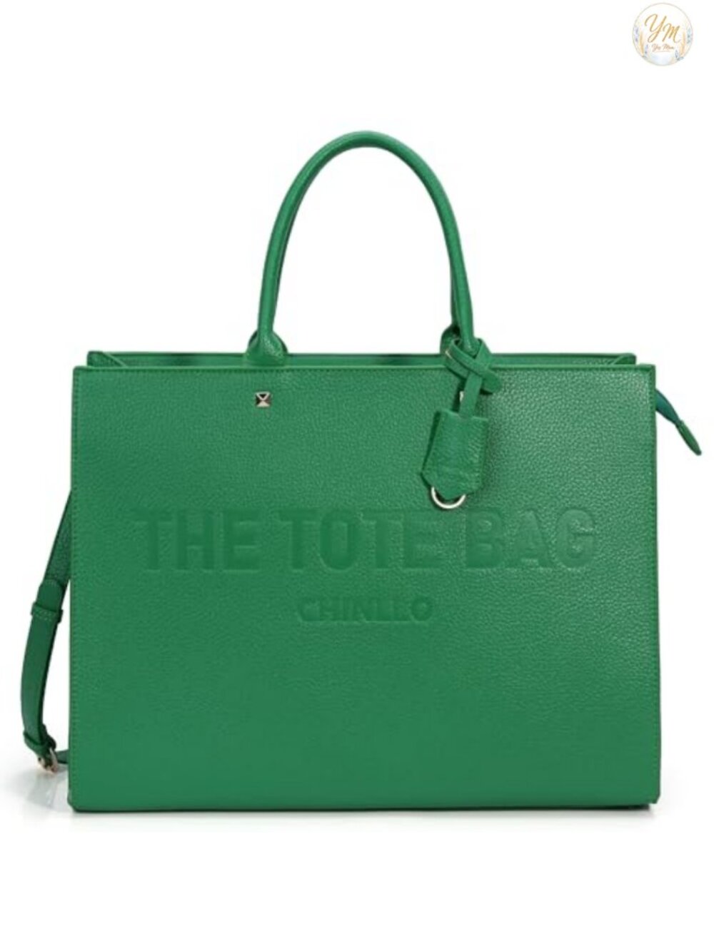 Faux Leather Laptop Tote Bag Top Handle Satchel Work Purse Shoulder Strap